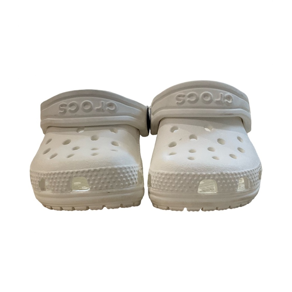 White Crocs Toddler Size 5 Slip-On Shoes Excellent for Daycare & Summer 👶☀️ - Picture 3 of 6